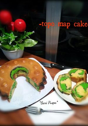 Foto resep Topo map cake