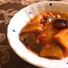 A picture of Japanese Style Ratatouille.