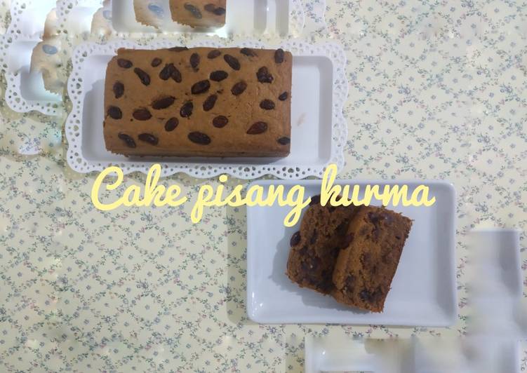 Cake pisang kurma by Tintin Rayner