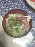 Tai Fish Head Soup with Sashimi or Sushi