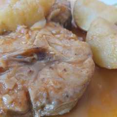 Una foto de Merluza a la gallega