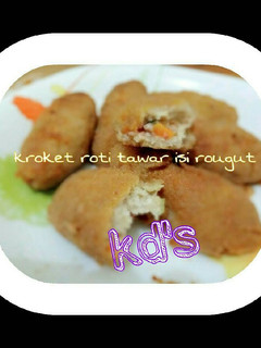 Foto resep Kroket roti tawar isi rougut