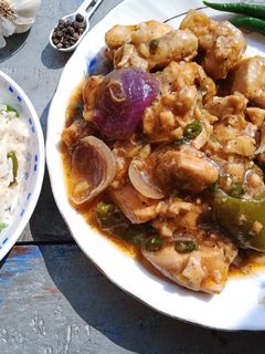 গার্লিক চিকেন(Garlic chicken recipe in bengali) রেসিপির প্রধান ছবি