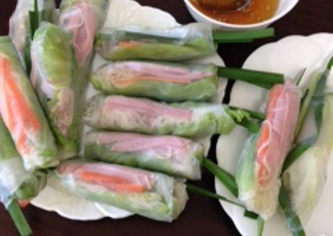 Recipe of Homemade Vietnam spring rolls