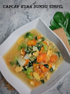 Foto resep Capcay Kuah Bumbu Simpel