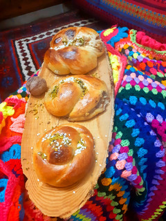 عکسی از دستور نان (سیب و گردو و دارچین)