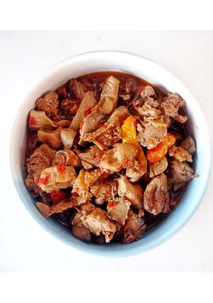 Foto resep Rempelo ati (Ati Ampela) mercon kecap