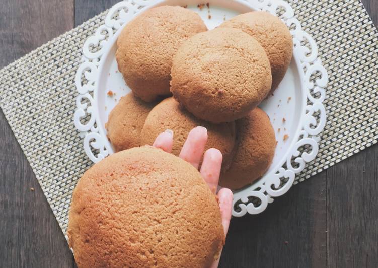 Cara meramu Mexican bun (bakpao panggang/ roti boy) coffee bun  Sederhana