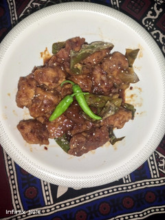 A picture of Green chili chicken.