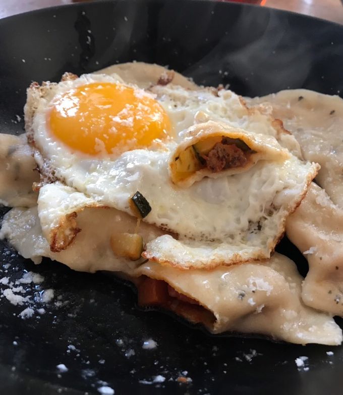 Une photo de Raviole à la bolognaise