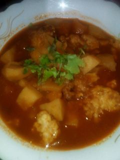 صورة لوصفة مرقة الخضار بالشوفلور 🍲