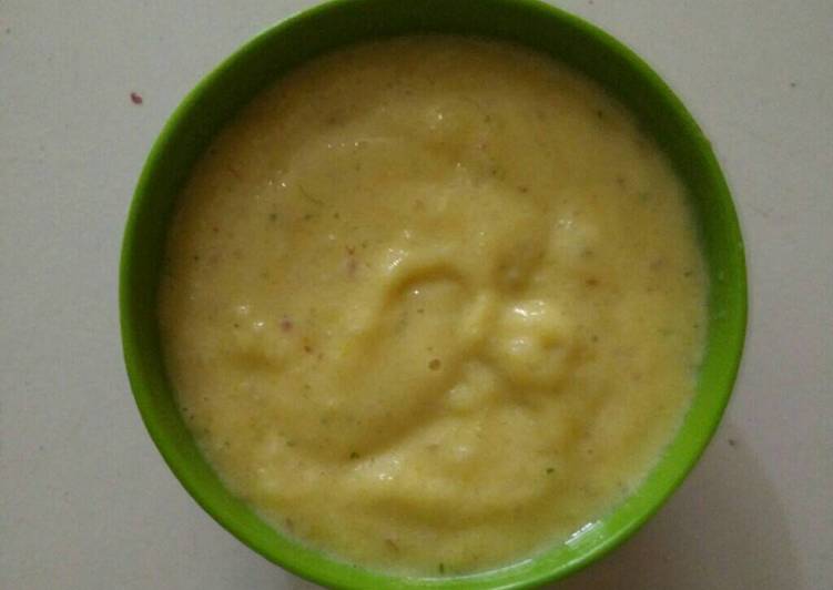 Cara Memasak MPASI 7m+ kentang, wortel, Telur, Kacang Joglo yang Enak