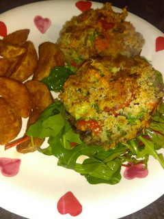 A picture of Stuffed Mushrooms.