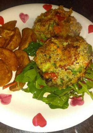 A picture of Stuffed Mushrooms.