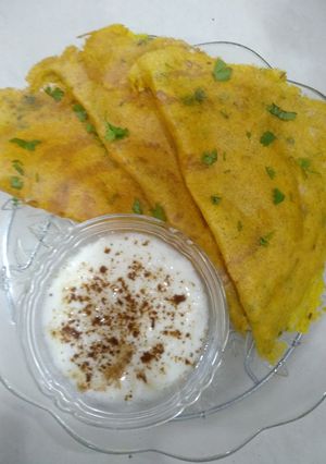 મગ ની દાળ ના ચીલા (Moongdal Chila Recipe in Gujarati) રેસીપી મુખ્ય ફોટો