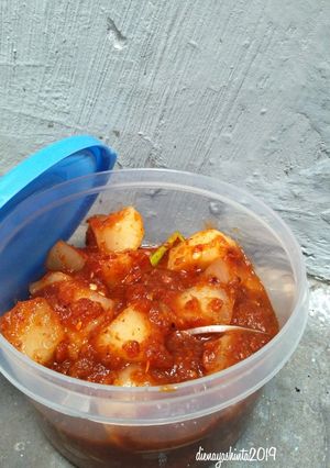 Foto resep 99. Kkakdugi // Lobak Kimchi
