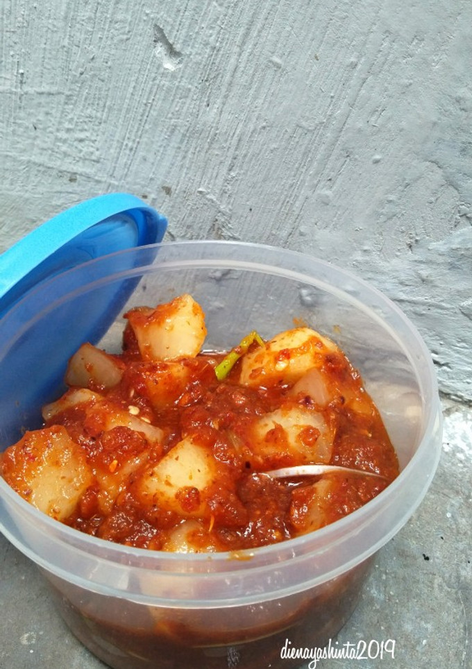 Foto resep 99. Kkakdugi // Lobak Kimchi
