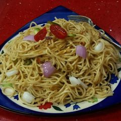 A picture of Hakka noodles.