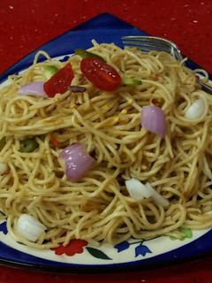 A picture of Hakka noodles.