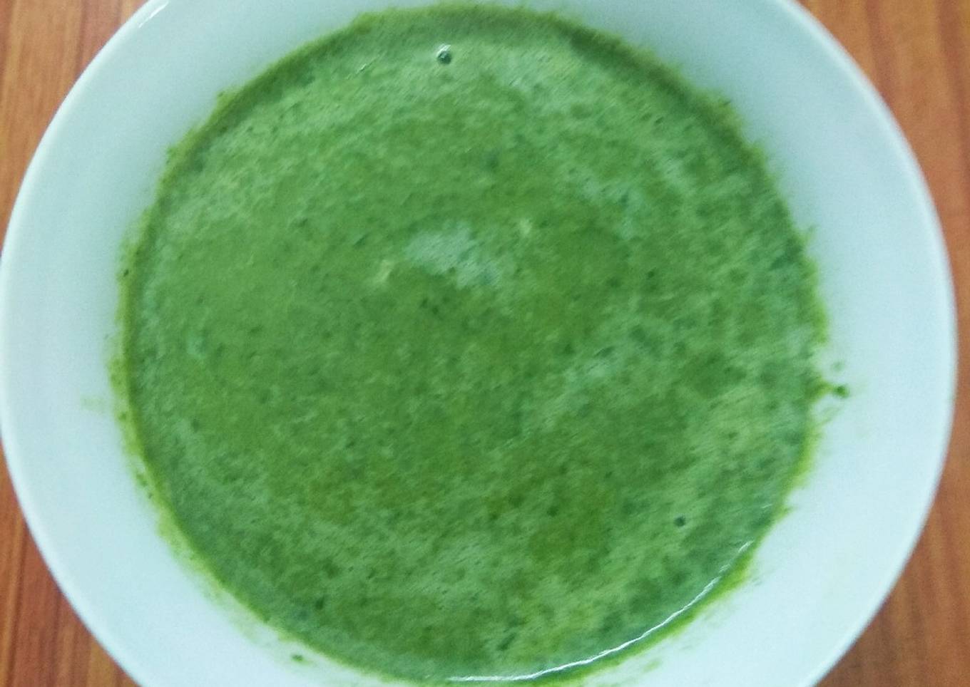 No fuss Palak soup