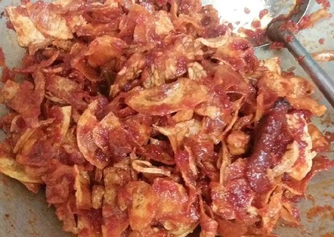 Resepi Sambal Kentang Bilis