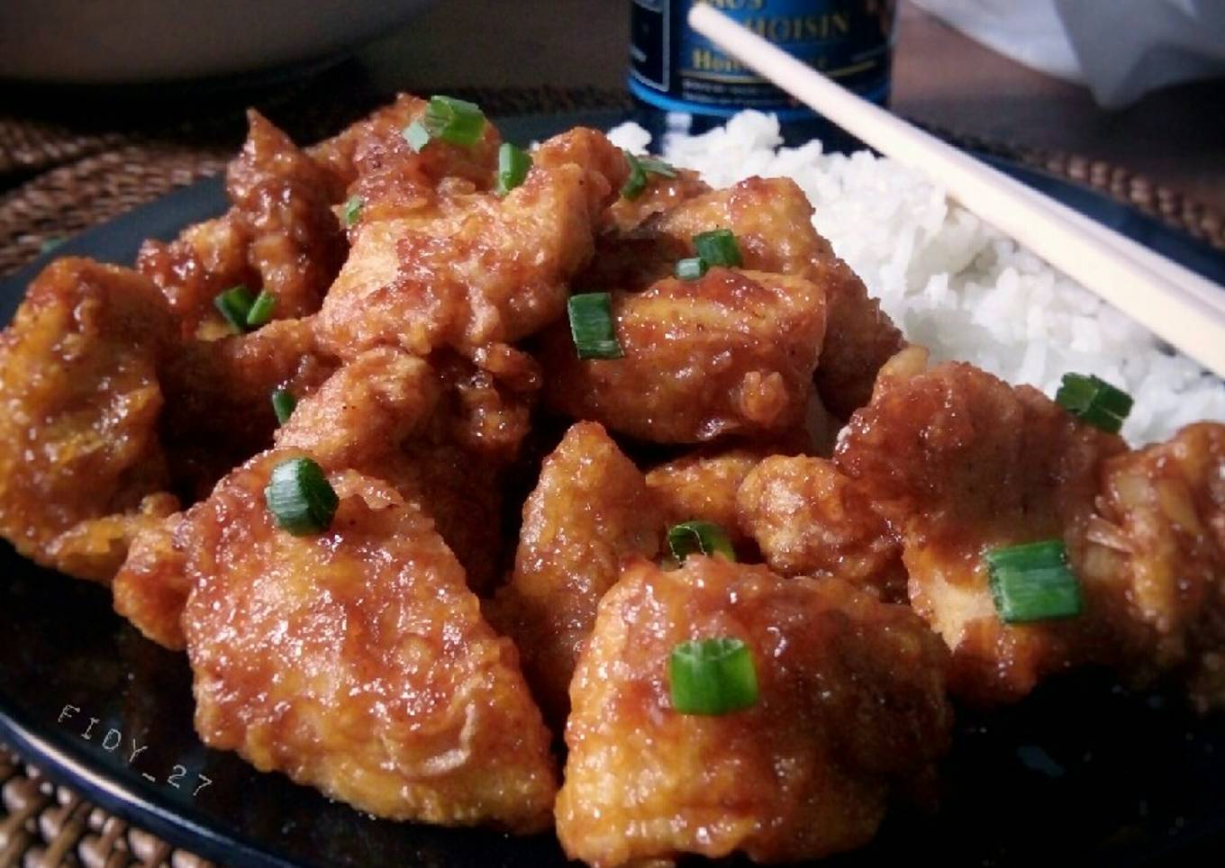 Gebakken Kip Met Hoisinsaus