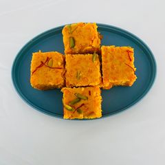 A picture of Carrot Barfi.