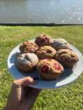 Muffins integrales con banana 🍌