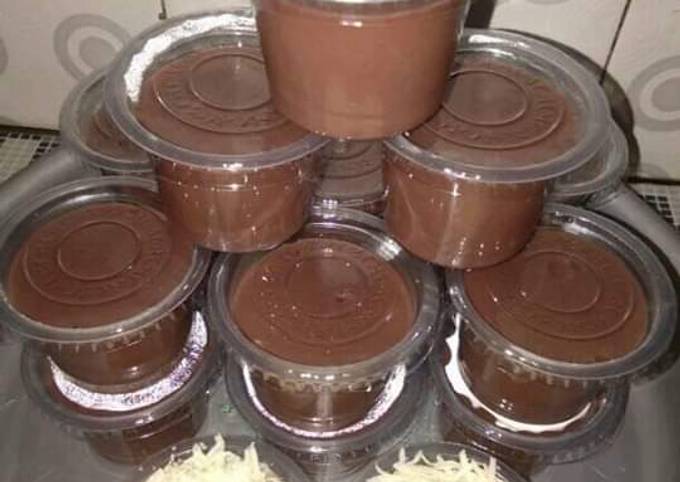 Resep Silky Puding Puyo Cokelat Oleh Mom Asyraf Kitchen Cookpad