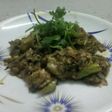 Goat brain fry
