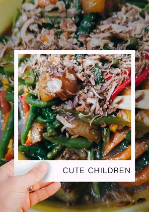 Foto resep Oseng cabe ijo Kikil buncis