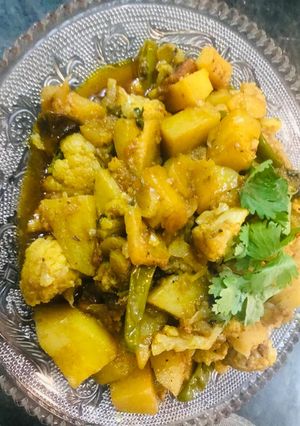 A picture of Aloo Gobhi ki Sbzi.