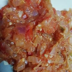 A picture of Baigan Ka bartha.