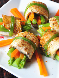 鮮蘆風味虱目魚片捲 的食譜成品照片