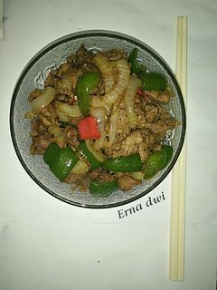 Foto resep Daging sapi lada hitam