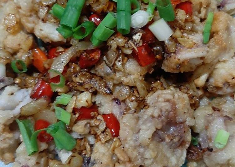 Cara mengolah Cumi Cabe Garam yang nikmat