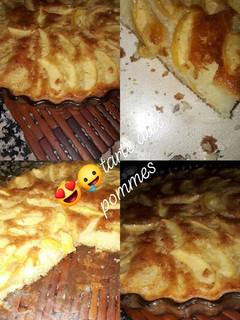 صورة لوصفة كيكة التفاح 🍎 - Tarte aux pommes