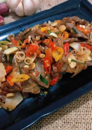 Foto resep 141. Beef Slice Panggang Sambal Matah