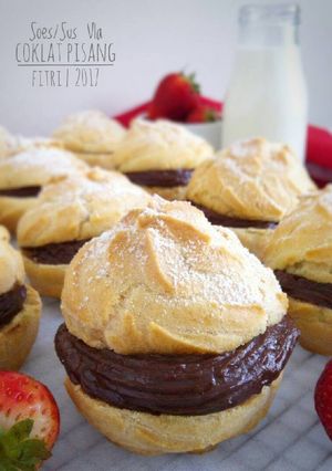 Foto resep Soes/Sus Vla Coklat Pisang