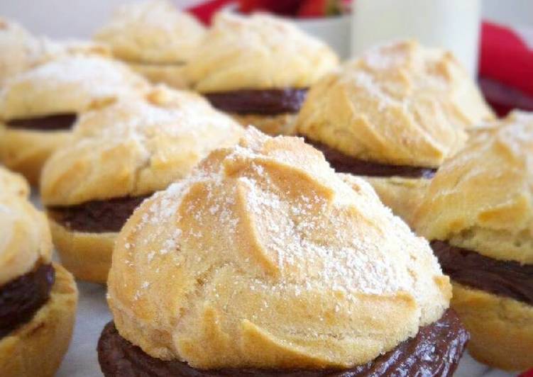 Bahan meracik Soes/Sus Vla Coklat Pisang yang nikmat