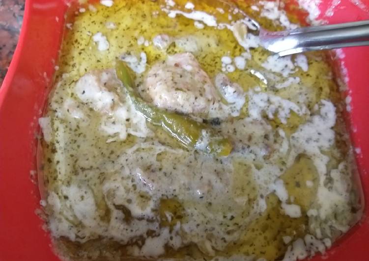 Step-by-Step Guide to Prepare Any-night-of-the-week Chicken haryali very tasty mouth watering recipe