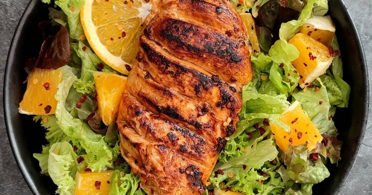 ? ENSALADA DE POLLO A LA NARANJA ? Receta de Mexico_de_Mis_Sabores_-  Cookpad