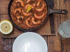 Una foto de Arroz con Camarones de la Laguna de Rocha