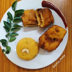 Bread pakora A picture of Bread pakora.