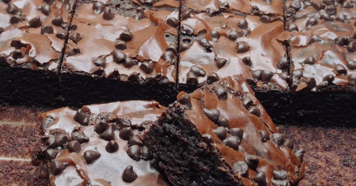 Resep Fudgy Brownies Shiny Crust oleh Heramesayu Noviari Cookpad