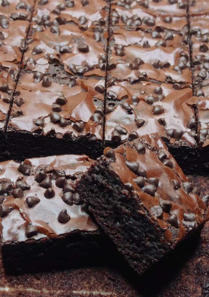 Foto resep Fudgy Brownies Shiny Crust