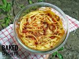 Baked spaghetti/spaghetti panggang (agak) simple
