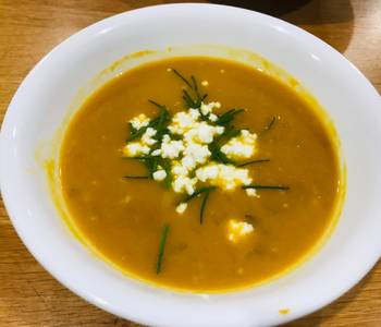 Easy Serving Recipe Slow cooker pumpkin soup Delicious Nutritious