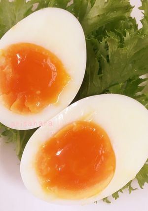 รูปของ ไข่ยางมะตูม 半熟ゆで卵