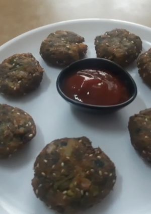 A picture of Palak Veg Kebab.